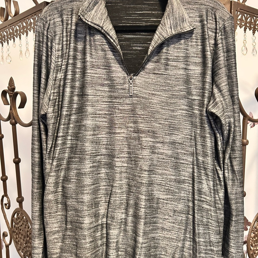 Versace Gray V-Neck Sweater